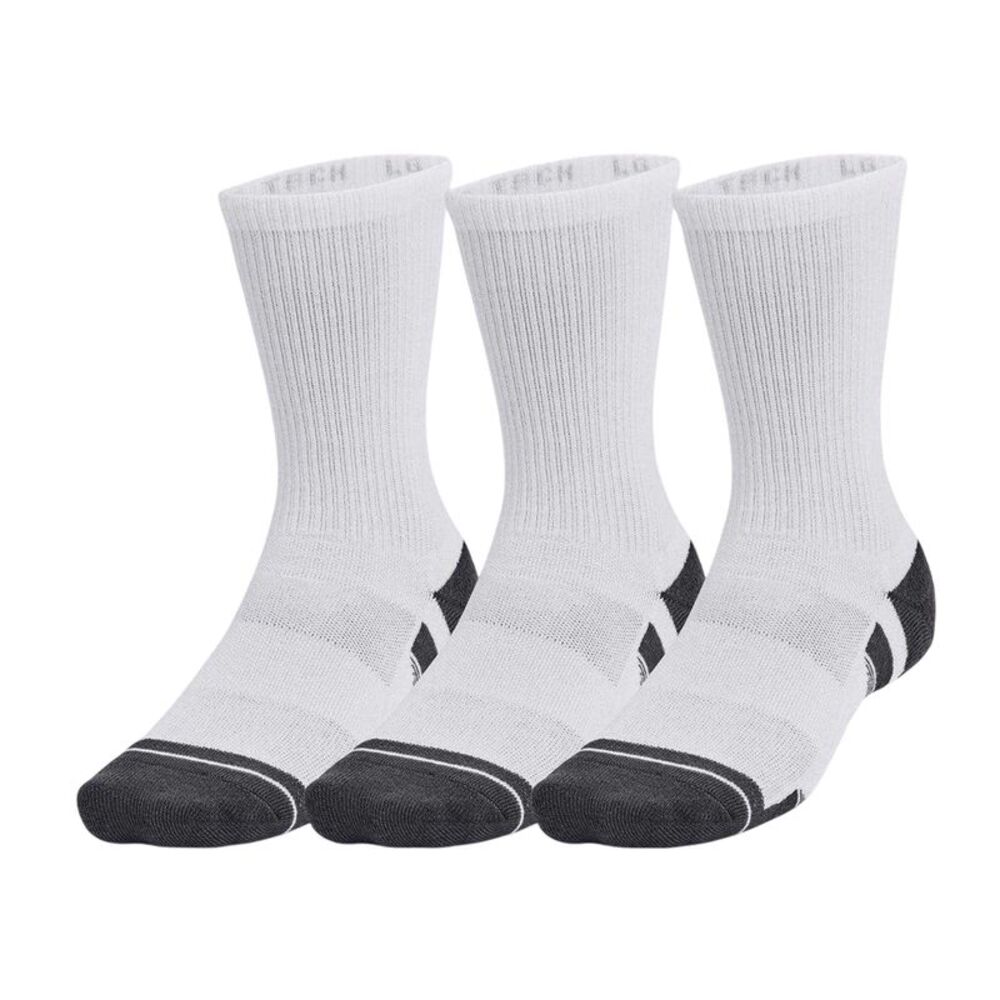 Under Armour Unisex Adult Crew Socks (Pack of 3) / White